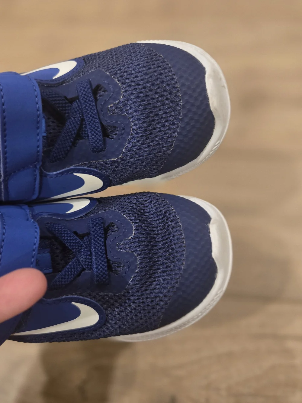 Nike Downshifter 9 TD Toddler Sneakers Blue White Size 6C 👟
